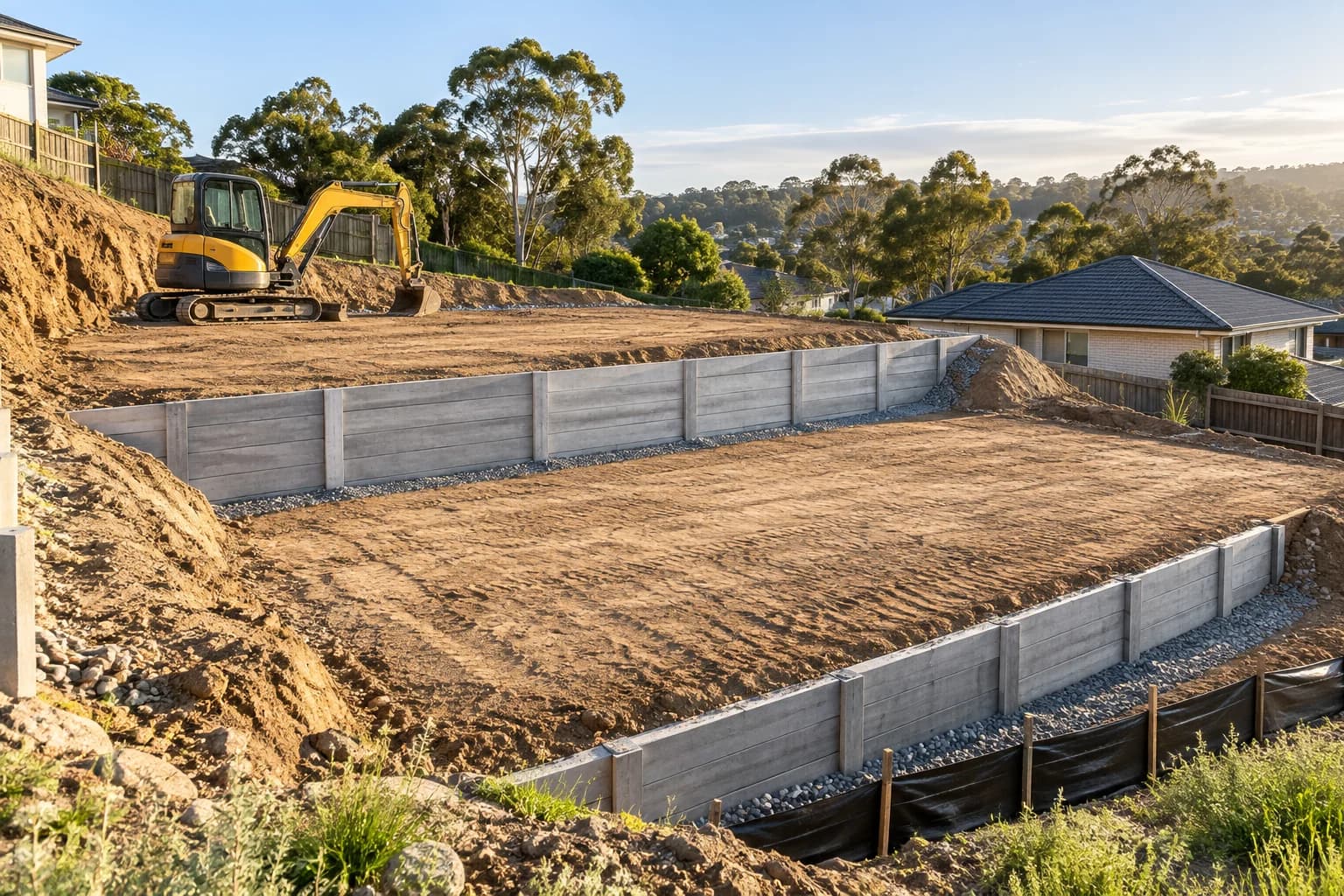 Temporary Services site preparation
